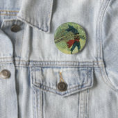  Pirate, The Flying Dutchman van Howard Pyle Ronde Button 5,7 Cm (In situ)