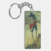 Pirate, The Flying Dutchman van Howard Pyle Sleutelhanger (Voorkant Links)