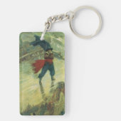 Pirate, The Flying Dutchman van Howard Pyle Sleutelhanger (achterkant)