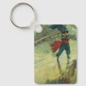 Pirate, The Flying Dutchman van Howard Pyle Sleutelhanger (Voorkant)