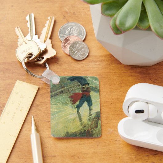 Pirate, The Flying Dutchman van Howard Pyle Sleutelhanger (Bureau)