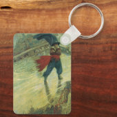 Pirate, The Flying Dutchman van Howard Pyle Sleutelhanger (Achterkant)
