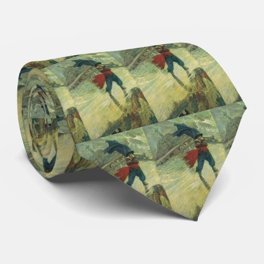 Pirate, The Flying Dutchman van Howard Pyle Stropdas (Opgerold)