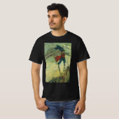  Pirate, The Flying Dutchman van Howard Pyle T-shirt (Voorkant volledig)