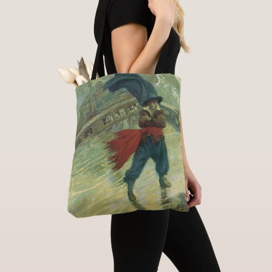  Pirate, The Flying Dutchman van Howard Pyle Tote Bag (Dichtbij)