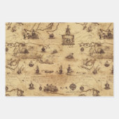 Pirate Théconoming Wrapping Paper (Voorkant 2)