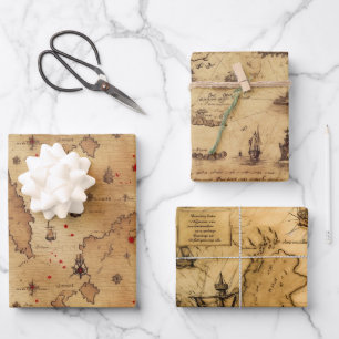 Pirate Théconoming Wrapping Paper