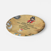 Pirate Theenmaal Birthday Party Papieren Bordje (Gekanteld)