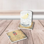 Pirate Theenmaal Birthday Party Stenen Onderzetter<br><div class="desc">Ahoy, maatjes! Bescherm uw schattafels met onze Pirate Theme Birthday Party Stone Onderzetters! Deze robuuste onderzetters zijn de perfecte aanvulling op haar piratenfeest, met hun gedurfde ontwerp met schedel en dwarsbeenderen, schatkisten en een verweerde perkamenten achtergrond. Gemaakt van duurzame steen, zullen ze haar tafels veilig houden van morsen en schubben...</div>