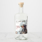 Pirate thema artsy Eten en Drank Label Set Likeurfles Etiket (Voorkant)
