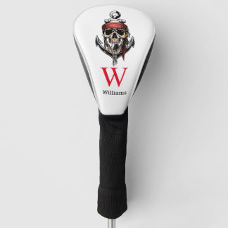 Pirate thema Partij Volwassen nautische schedel Mo Golfheadcover
