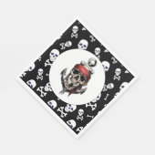 Pirate thema partij volwassen nautische servet (Hoek)