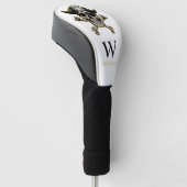 Pirate thema Partij Volwassen schedel Monogram Golfheadcover (Schuin)