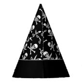 Pirate thema Partij Volwassen Schedel. Scheepssche Feesthoedjes (Achterkant)