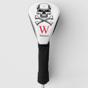 Pirate thema Partij Volwassen schepen Schedel Mono Golfheadcover