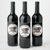 Pirate thema Partij Volwassen schip Kapitein Sched Wijn Etiket (Flessen)