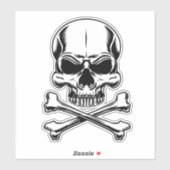 Pirate thema Partij Volwassen Schip Schedel Sticker (Vel)