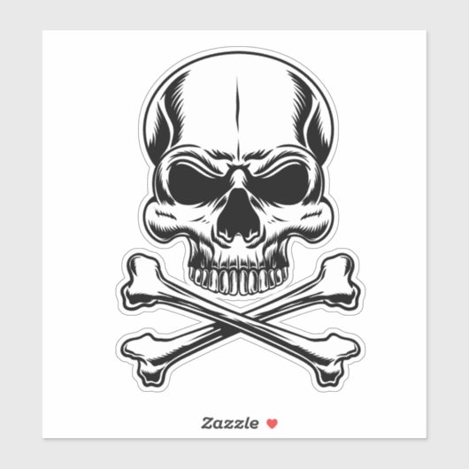 Pirate thema Partij Volwassen Schip Schedel Sticker (Vel)