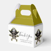 Pirate thema party volwassen Cross Botten Favor Bo Bedankdoosjes (Achterkant)