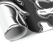 Pirate thema Party volwassen schepen schedels zwar Cadeaupapier (Rol Hoek)