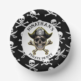 Pirate thema Party Volwassen Skull.Cross Botten Papieren Kommen