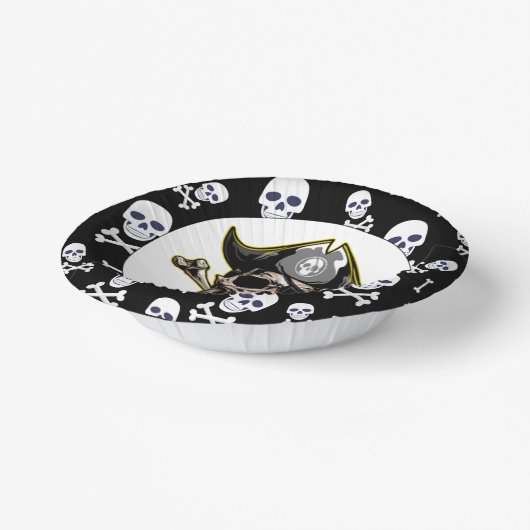 Pirate thema party volwassen VERJAARDAG Papieren Kommen (Gebogen)