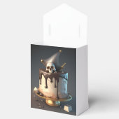 Pirate thema taart verjaardag bedankdoosjes (Geopend)