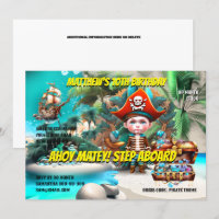 Pirate thema verjaardag jongen swashbuckling arrr 