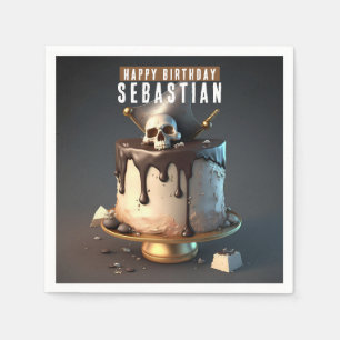 Pirate thema Verjaardag Servet