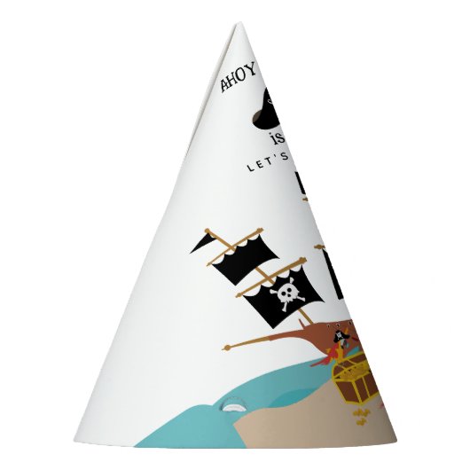 Pirate Thema Verjaardagsfeest Feesthoedjes (Links)