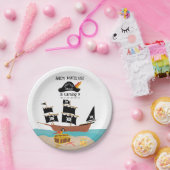 Pirate Thema Verjaardagsfeest Papieren Bordje (Feest)