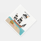 Pirate Thema Verjaardagsfeest Servet (Hoek)