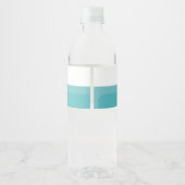 Pirate Thema Verjaardagsfeest Waterfles Etiket (Achterkant)