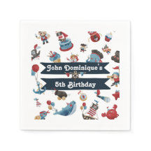 Pirate Thema Verjaardagsfeestje Servet