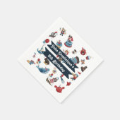 Pirate Thema Verjaardagsfeestje Servet (Hoek)