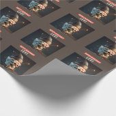 Pirate thema verjaardagstaart cadeaupapier (Hoek)