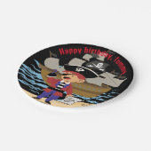 Pirate themated paper bord / schedel & kruisgraten (Gekanteld)