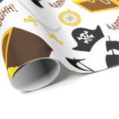 Pirate Theme Cadeaupapier (Rol Hoek)