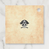 Pirate Theme Treasure Kaart Verjaardagsfeest Bedankjes Labels (Achterkant)