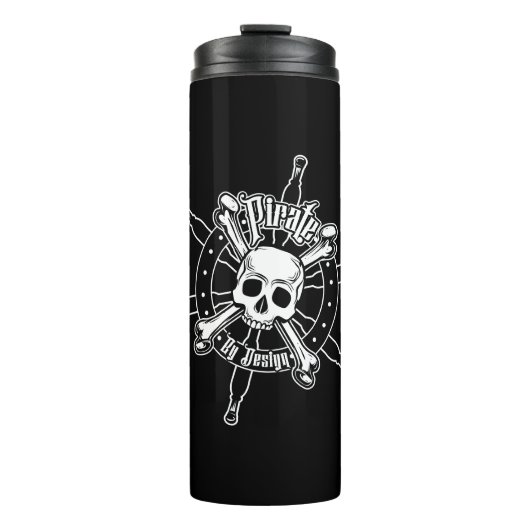 Pirate Thermal Tumbler Thermosbeker (Voorkant)