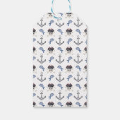 Pirate Thétaire Birthday Party - Hartelijk dank vo Cadeaulabel (Achterkant)