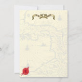 Pirate Thleed Wedding Invites Kaart (Voorkant)