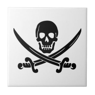Pirate Tile Tegeltje