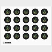 Pirate Treasure Borst Gezegden Ronde Sticker (Vel)