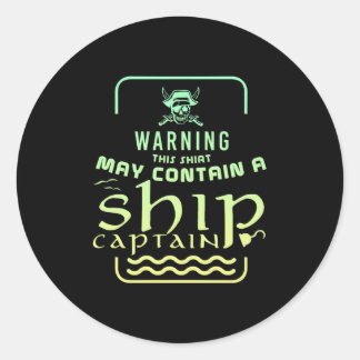 Pirate Treasure Borst Gezegden Ronde Sticker