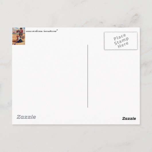 Pirate Treasure Briefkaart (Achterkant)