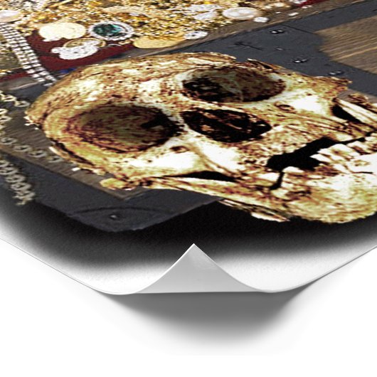 Pirate Treasure Chest 2 Poster (Hoek)