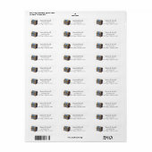 Pirate Treasure Chest gepersonaliseerd Etiket (Full Sheet)
