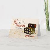 Pirate Treasure Gotcha Day, jongen Kaart (Voorkant)