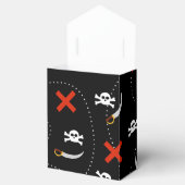 Pirate Treasure Kaart Spel Cartoon Patroon Bedankdoosjes (Geopend)